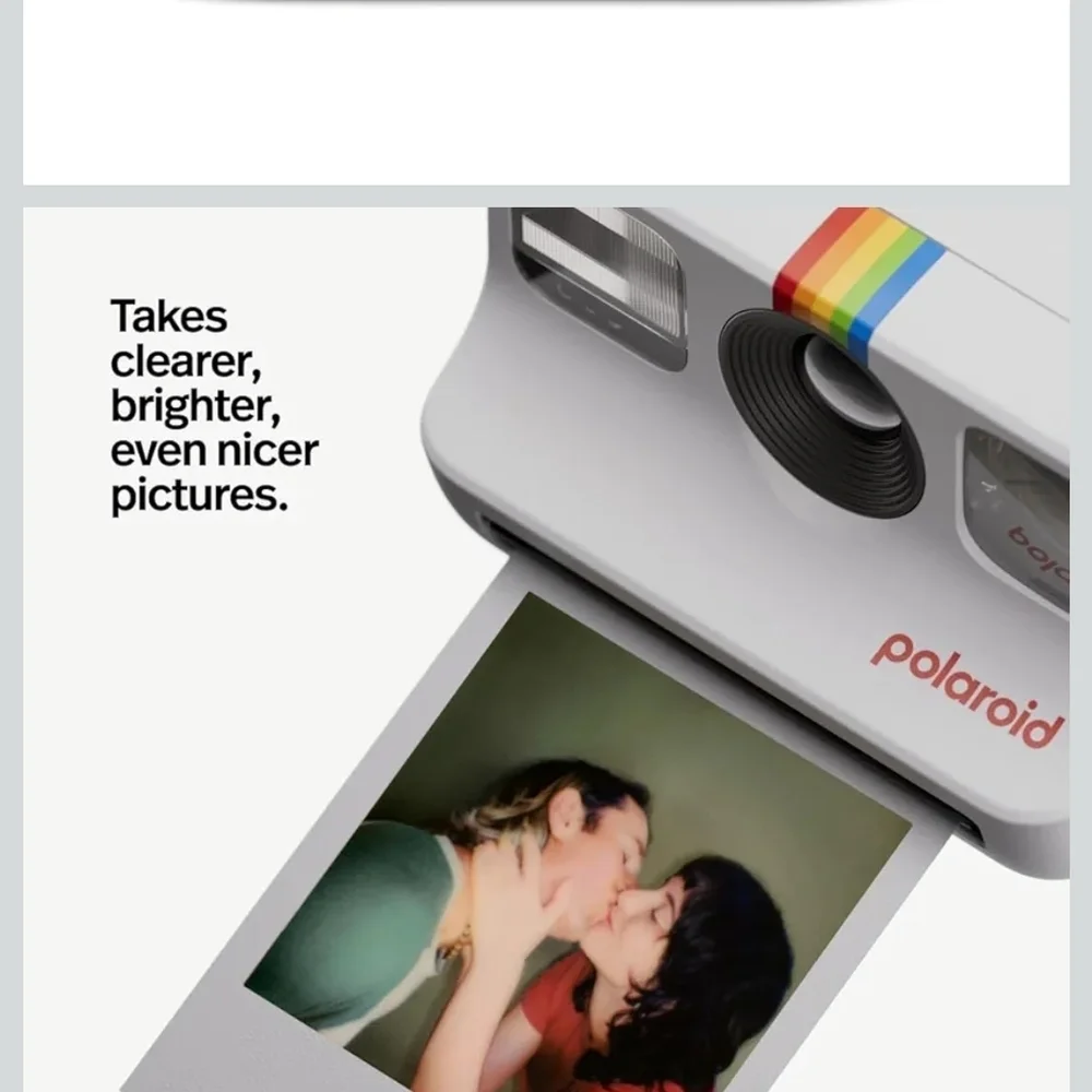 Polaroid White Instant Camera